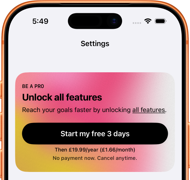 Example of the new gradients